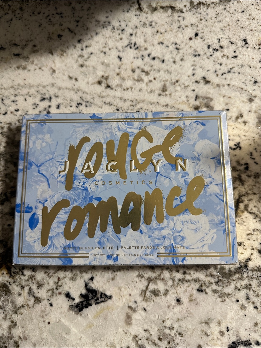 Jaclyn Cosmetics Roy G Biv Romance Blush Palette - Light Blue & Gold
